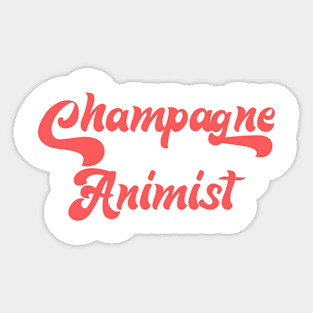 CHAMPAGNE ANIMIST Sticker